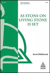 As Stone on Living Stone Is Set SATB choral sheet music cover